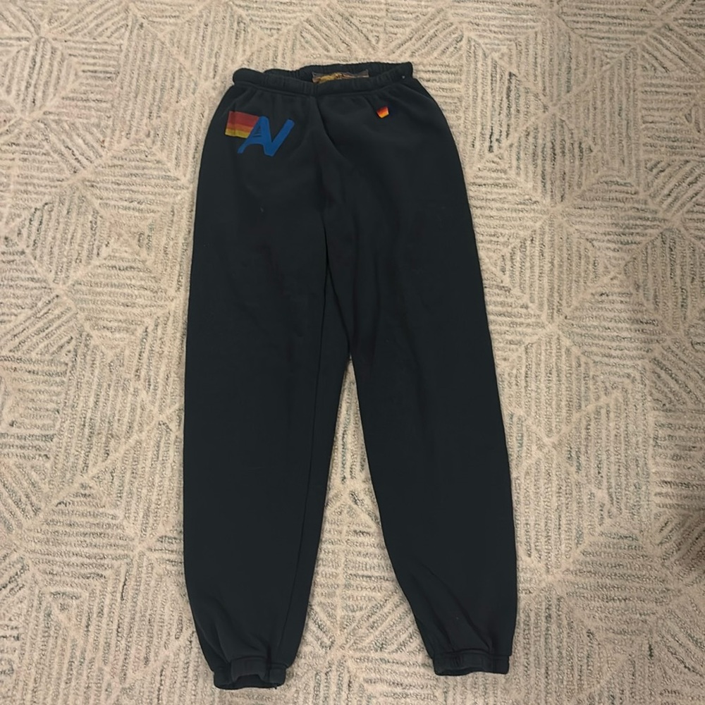 Aviator Nation sweatpants size small charcoal gray